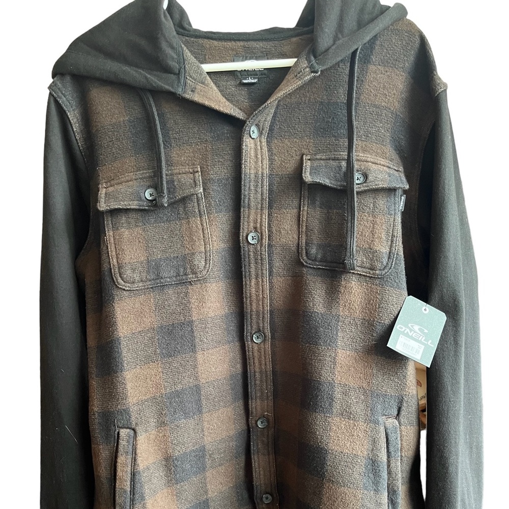 O’Neill Shacket (shirt-jacket) size L, brand new with tag.